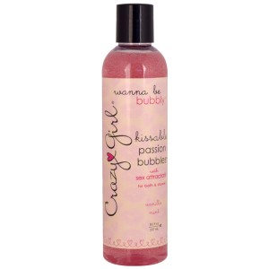 Crazy Girl Kissable Passion Bubbles With  Pheromones Vanilla Mint 8 Fl. Oz. / 237 Ml