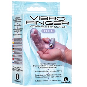 The 9s Vibrofinger Massager-purple