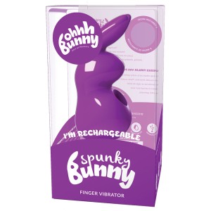Ohhh Bunny Spunky Finger Vibe-perfectly Purple