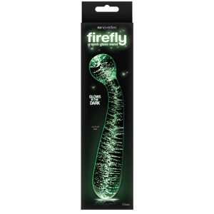 Firefly Glass G Spot Glow Wand-clear