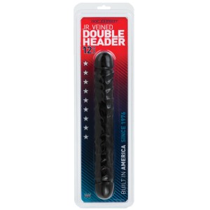 Jr. Veined Double Header 12 Black