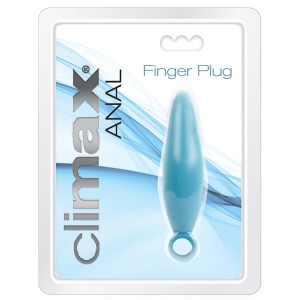 Climax Anal Finger Plug Deep Blue