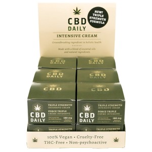 Cbd Daily Triple Strength Intensive Cream 12pc Display
