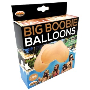 Big Boobie Balloons 6 Pcs.