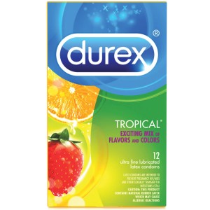 Durex Tropical Flavors 12 Pack Pm83