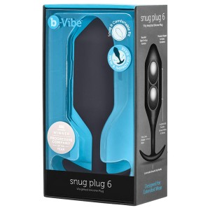 B-vibe Snug Plug 6-black