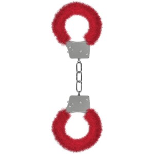 Beginners Furry Handcuffs Red