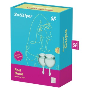 Satisfyer Feel Good Menstrual Cup-dark Green