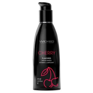 Wicked Aqua Flavored Lube-cherry 2oz