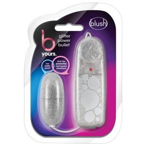 B Yours Glitter Power Bullet-silver
