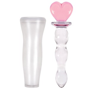 Crystal Heart Of Glass Pink