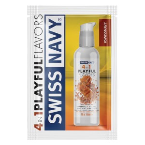 Swiss Navy 4 In 1 Playful Flavors-salted Caramel 5ml