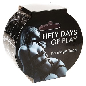 Fifty Days Of Play Bondage Tape Black