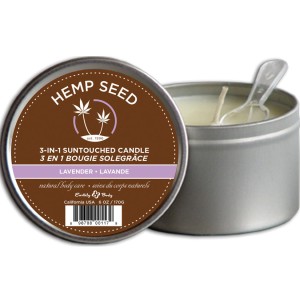Lavender Suntouched Candle With Hemp 6 Oz