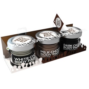 Chocolate Lovers Erotic Body Paints-assorted (3 Pack)