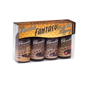 Chocolate Fantasy Body Topping Sampler Pack 1oz (4)