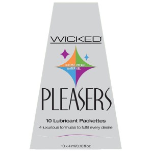 Pleasers 12 Piece Display Each Containing 10 Lubricant Packettes