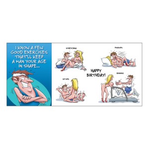 Greeting Card B-day A Few Good Exercises