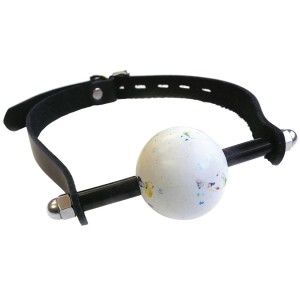 Kinklab Jawbreaker Leather Gag-black