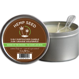 Naked In The Woods Suntouched Candle With  Hemp 6 Oz