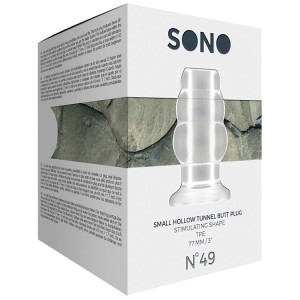 Sono No.49 Hollow Tunnel Butt Plug-small Translucent 3