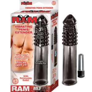 Ram Vibrating Penis Extender Smoke