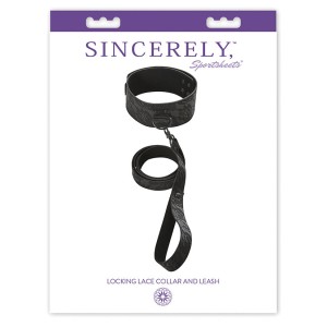 Sincerely Locking Lace Collar And Leash
