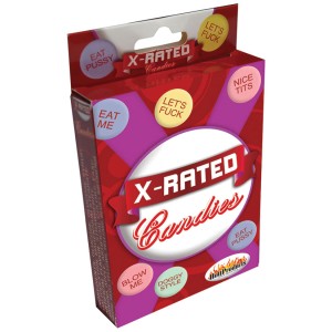 X-rated Candy With Assorted Sayings 24 Piece Display