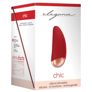Elegance Chic Clitoral Stimulator-red
