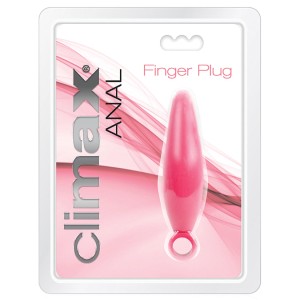 Climax Anal Finger Plug-deep Pink