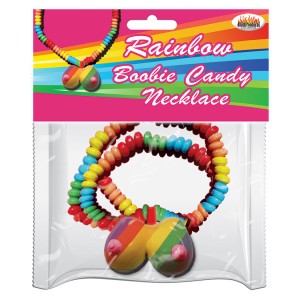 Rainbow Boobie Candy Necklace