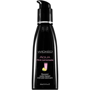 Aqua Pink Lemonade Flavored Water Based  Lubricant 2 Oz. / 60 Ml