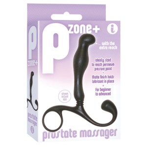 The 9s P Zone+ Prostate Massager-black