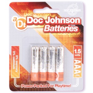 Doc Johnson Batteries Aaa 4 Pack