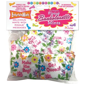 Risque Bacherlorette Mints 25 Individual Fun Size Packages