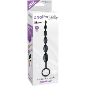 Anal Fantasy Collection First Time Fun Beads Black