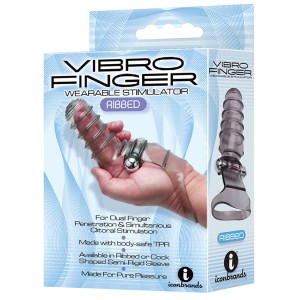 The 9s Vibrofinger Massager-grey