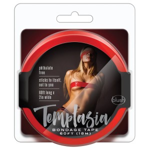 Temptasia Bondage Tape 60 Feet Red