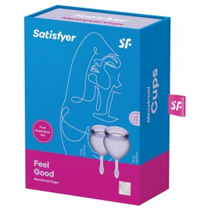 Satisfyer Feel Good Menstrual Cup-lilla