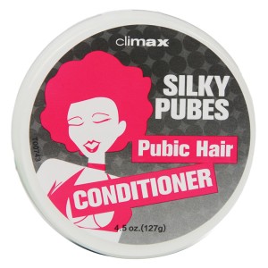 Climax Silky Pubes Pubic Hair Conditioner 4.5 Oz Jar
