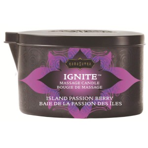 Ignite Island Passion Berry Massage Candle 6 Oz Passion Fruit 6 Oz.
