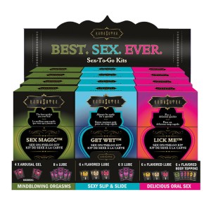 Kama Sutra Sex To Go Kit Prepack Display Of 12