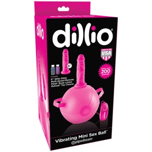 Dillio Vibrating Mini Sex Ball Pink