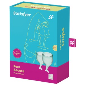 Satisfyer Feel Secure Menstrual Cup-dark Green
