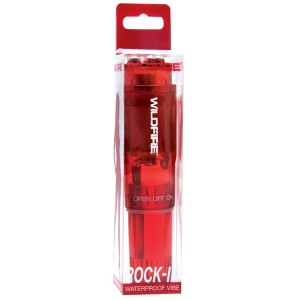 Wildfire Rock-in Waterproof Massager Bright Red