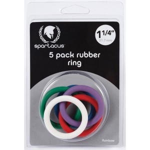 Rubber C-ring Set 1.25 Rainbow