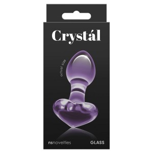 Crystal Heart-purple