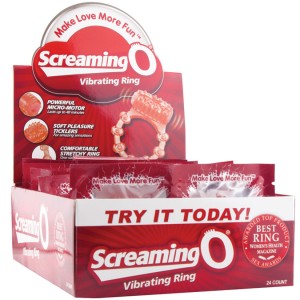 The Screaming O Vibrating Ring 24 Count P.o.p. Box Display