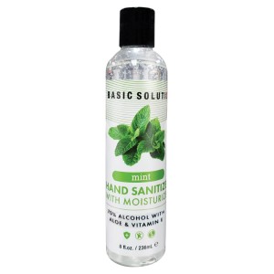 Basic Solutions Hand Sanitizer Gel-mint 8oz