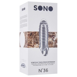 Sono No.36 Stretchy Thick Penis Extension-translucent